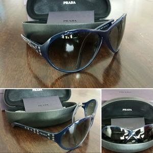Prada Sunglasses - Navy Blue with Star Detail 💙